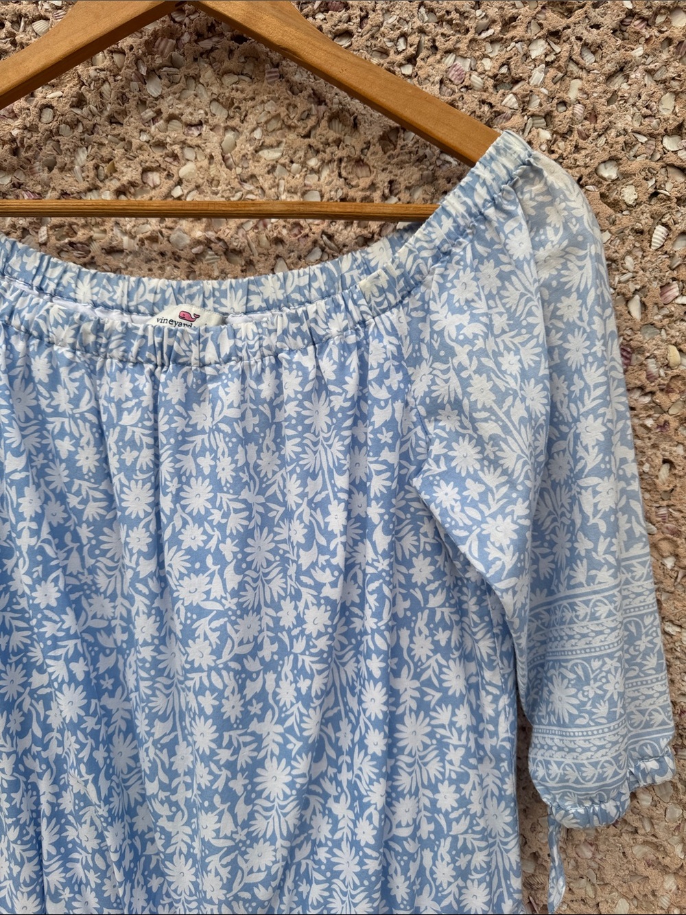 Vineyard Vines Otomi Off Shoulder Romper - Picture 3 of 11